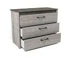 Комод малый NEW, Денвер (970*435*750) Риббек серый, 11718 | изображение 1