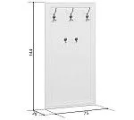 Центральный склад - Вешалка Кентаки WIE/75 белый | изображение 2