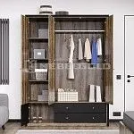 Шкаф 3-створчатый Джаггер 3DG2S Z | изображение 4