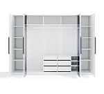 Шкаф Стелла 6-дверный белый | изображение 2