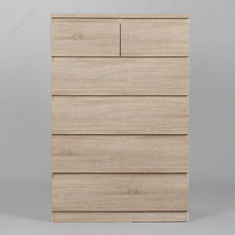 МАЛЬТА комод ИКЕА / IKEA 4+2 ящика 80х121 сонома | изображение 2