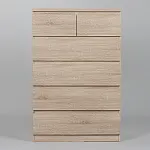 МАЛЬТА комод ИКЕА / IKEA 4+2 ящика 80х121 сонома | изображение 2