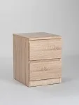 Тумба прикроватная Мальта, 2 ящика, 48х40х54 см, дуб сонома | изображение 15
