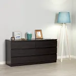 МАЛЬТА комод ИКЕА / IKEA 6 ящиков 160х76 Дуб Венге | изображение 5