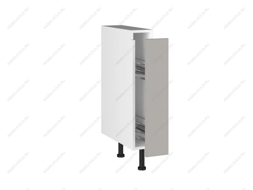 Стол, бутылочница СБ-15, Виста (150*523*870) Экокожа Бежевый, 26407 | изображение 1