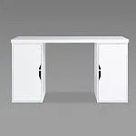 ИНГАР 2/ДВ/ДВ стол письменный 140x75x55, белый | изображение 1