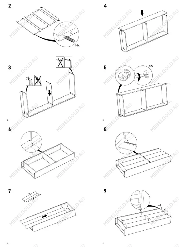 Стеллаж Варма, 6 полок, 78х198х28 см, шпон дуб, беленый | изображение 10