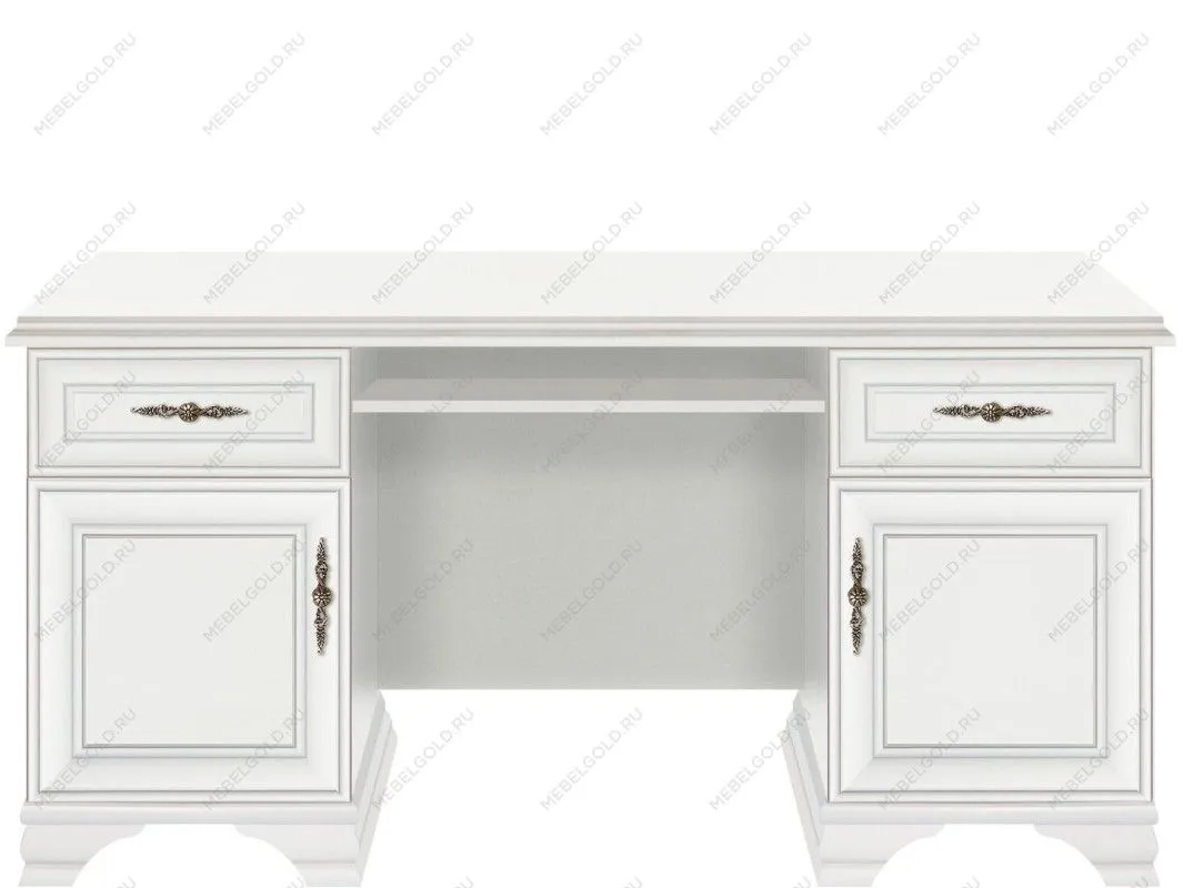 Стол письменный Кентаки BIU2D2S белый