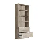 БРИМНЭС / СИРИУС Стеллаж ИКЕА / IKEA 2 ящика 78х190 сонома | изображение 2