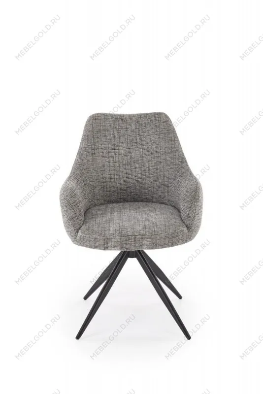 Стул кухонный Halmar K564 поворотный (серый/черный) | изображение 4