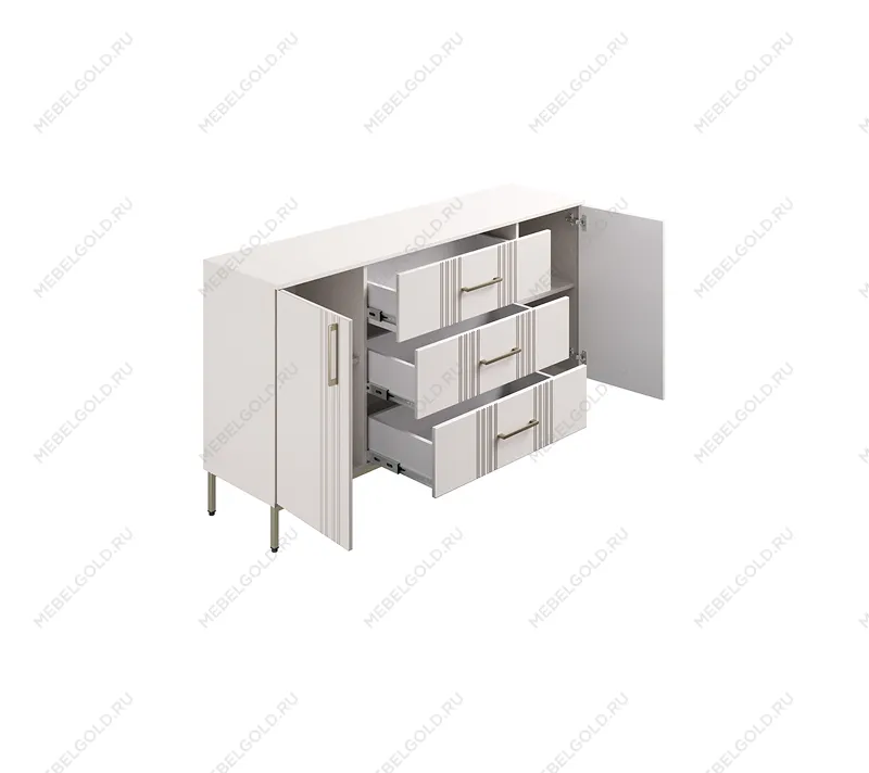 Тумба-комод Бетти кашемир 2D3S | изображение 2