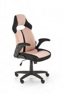 Кресло компьютерное Halmar BLOOM (розовый/черный)