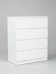Комод Варма, 4 ящика, 80х100х40 см, эмаль белая | изображение 15