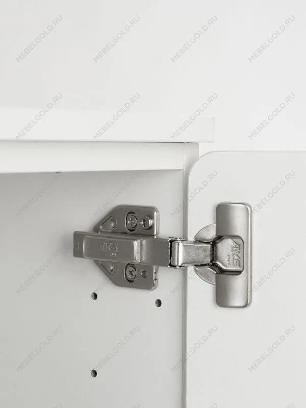 Шкаф Пикси распашной, с двумя дверьми и полкой 60х57х120, белый (робкий подснежник) | изображение 11