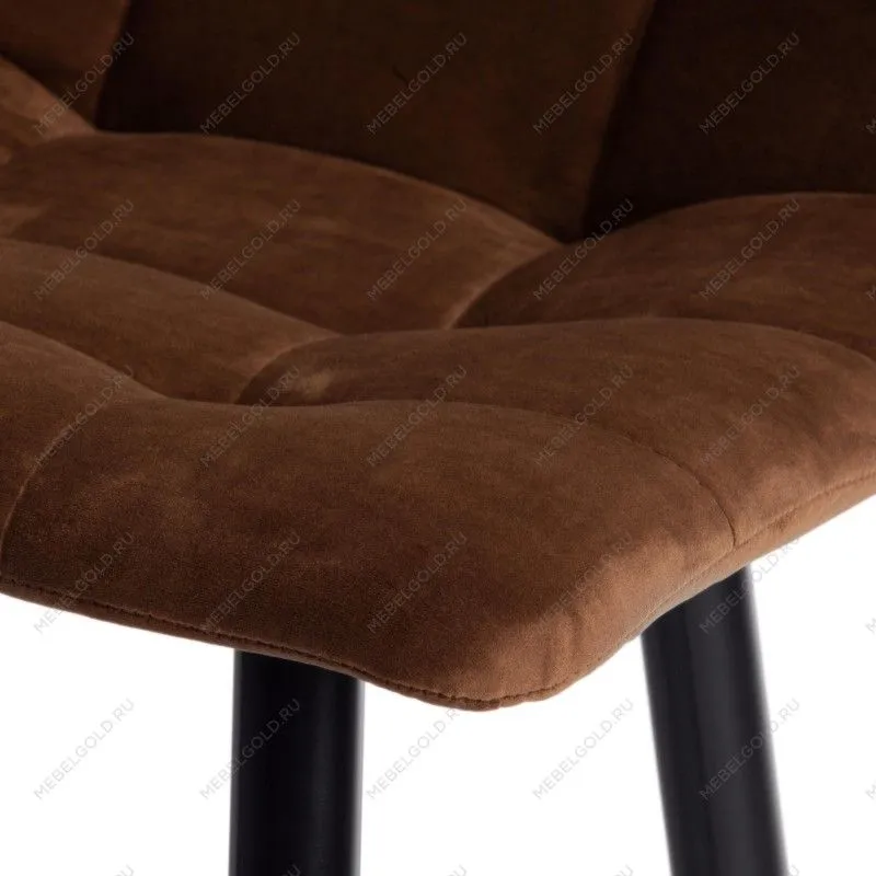 Стул полубарный CHILLY (mod. 7095пб) коричневый barkhat 11/черный | изображение 7