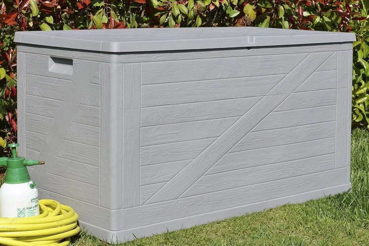 Сундук Toomax WoodLine, 420 л Светло-серый | изображение 5