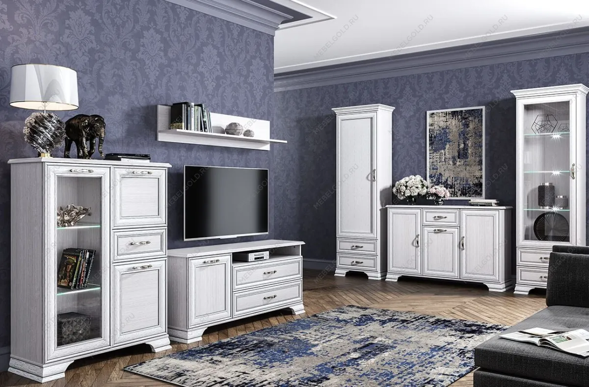 Гостиная Тиффани кремовый 6