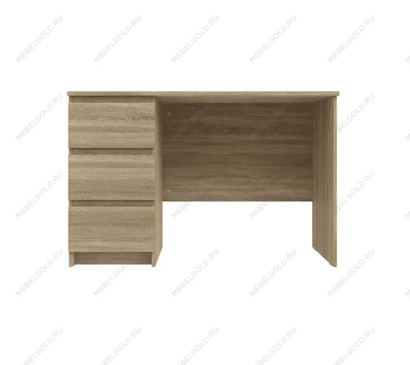 КАСТОР (KULLEN) стол письменный ИКЕА / IKEA 3 ящика 116х65 сонома | изображение 2