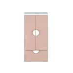 ПИКСИ шкаф распашной с 2 дверьми, полкой и ящиком 60х57х123, мечтательный пион | изображение 1