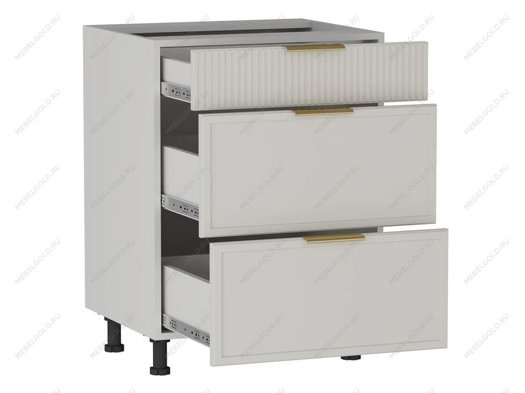 Стол с ящиками СЯ-60 (140/284), Берта (600*528*820) Светлый Мокко, 22927 | изображение 1