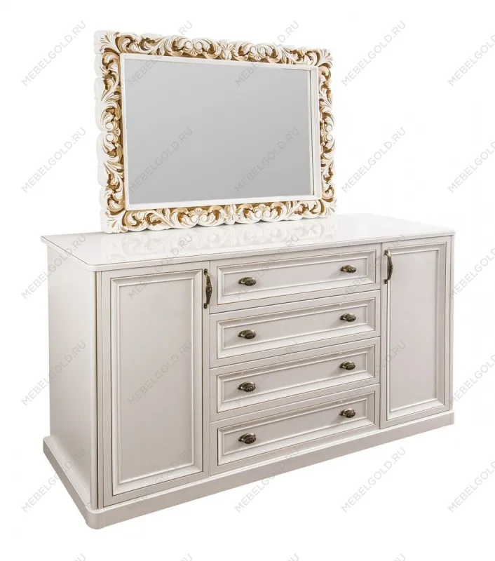 Комод Натали белый глянец (гостиная) | изображение 1