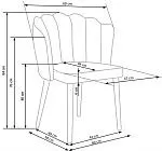 Стул кухонный Halmar K386 (темно-зеленый) | изображение 5