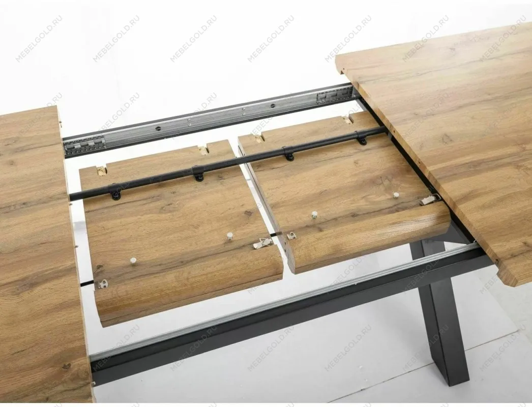 Стол обеденный Signal UMBERTO II 160 раскладной (дуб артизан/черный) | изображение 5