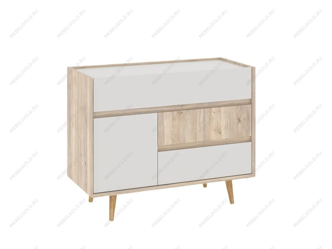 Комод малый, Аврора (1019*453*805) Дуб Мария/Кашемир, 12705