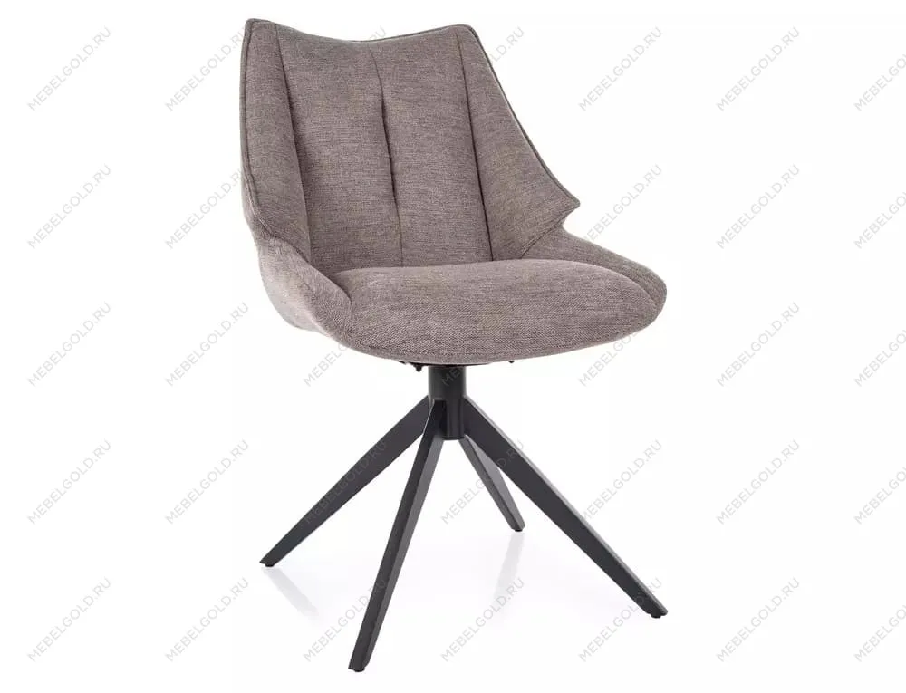 Стул кухонный поворотный Signal CODA Brego 34 (бежевый/черный)