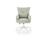 Кресло компьютерное Halmar DUMBO (светло-серый/белый) | изображение 3