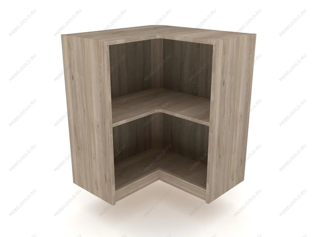 Шкаф угловой ШУГ-60, Оттава (600*600*720) Дуб Мария/Бежевый, 22235 | изображение 1