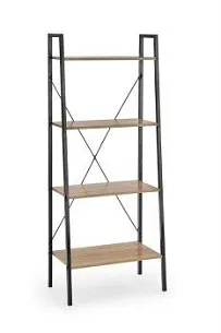 Стеллаж Halmar NARVIK REG-2 (дуб сонома/черный)