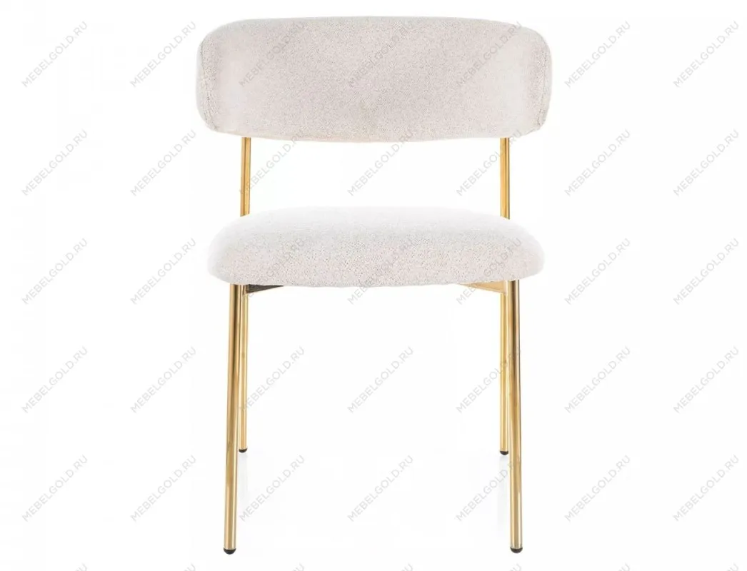 Стул кухонный Signal ELTON Raven 22 (светло-бежевый/золотой) | изображение 1