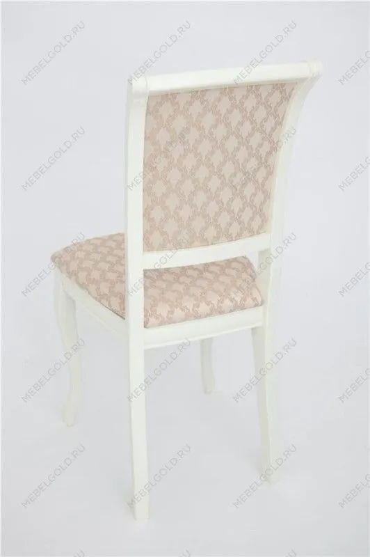 Стул Дионис (эмаль тон 11/ткань Shamberi) слоновая кость | изображение 1