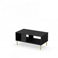 Стол журнальный Halmar BULLET LAW-1 (черный/золотой)