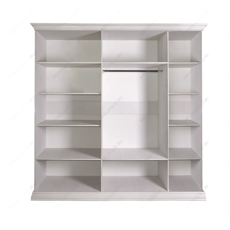 Шкаф 5-и дв. для платья и белья (3 зеркала) Амели дуб АМШ1/5 | изображение 1