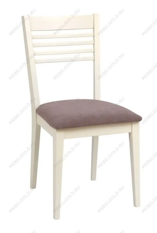 Стул Эстель (Эмаль 11 слоновая кость/ткань Smoke)