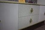 м. Марьина Роща - Тумба под телевизор (2 двери и 2 фасада) Римини СОЛО (белый золото) РМТ-3 (s) | изображение 13