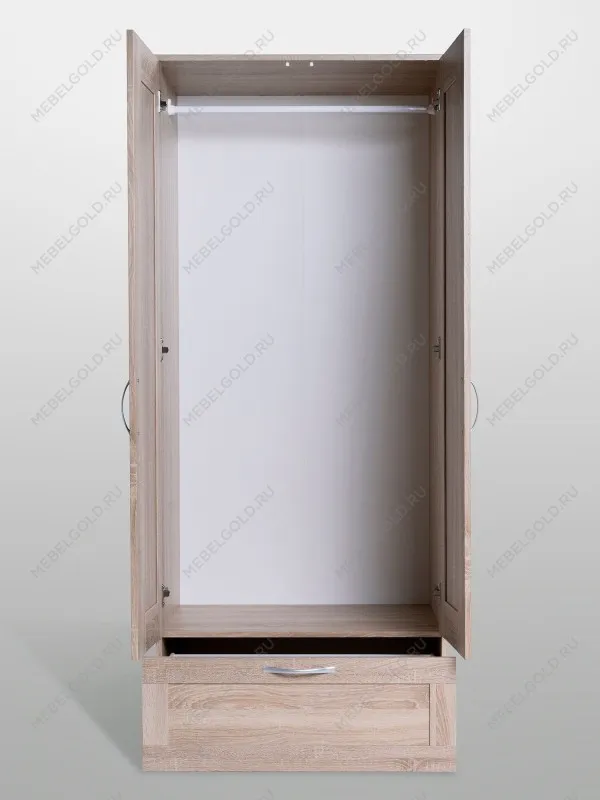 Шкаф Сириус, 2 двери и 1 ящик, 78х50х190 см, дуб сонома | изображение 9