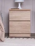 Тумба прикроватная КАСТОР, 2 ящика, 40х37х49 см, дуб сонома | изображение 5