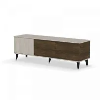 Тумба под телевизор Halmar RANDOM 2 RTV-1 150 (кашемир/орех/черный)