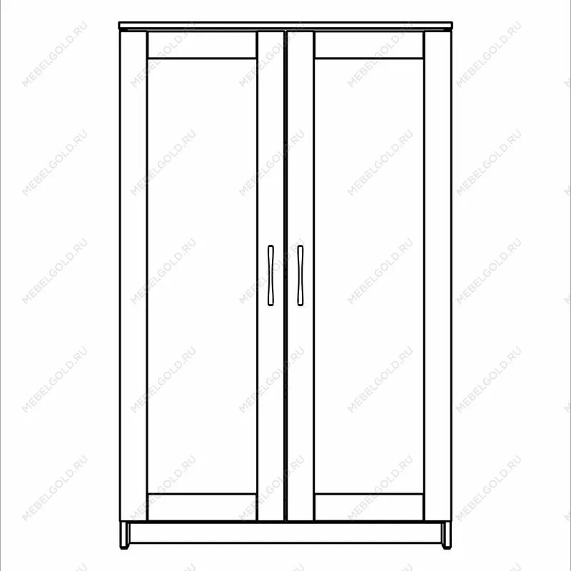 Тумба Сириус, 2 двери, 78х41х124см, дуб сонома | изображение 10