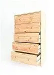 Комод Раст 5 ящиков (натуральный) | изображение 1