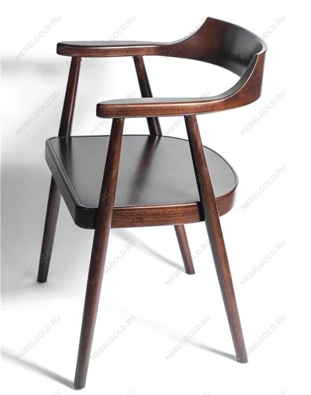 Полукресло венское Mercurius (темный орех) жесткое сиденье | изображение 2