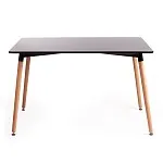 Стол JOHN (mod. T1001) Black (черный)/Natural (натуральный) | изображение 1