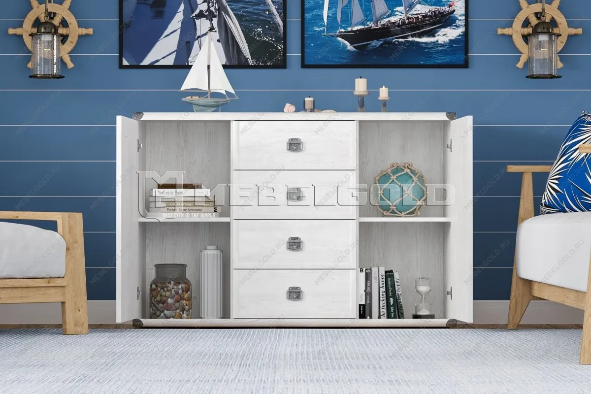 Тумба Индиана JKOM2D4S сосна каньон | изображение 3