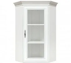 Балашиха - Шкаф верхний с витриной Кентаки NADN1W белый
