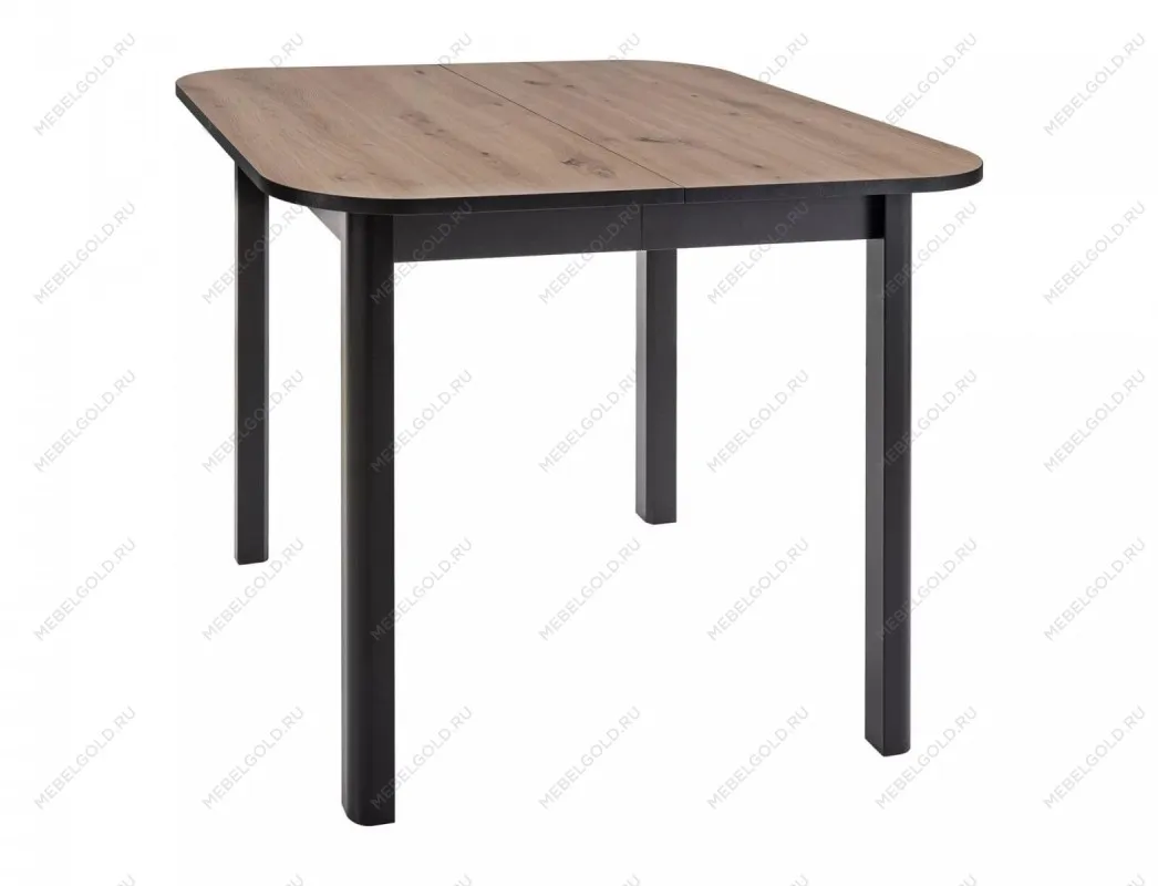 Стол обеденный Signal DANTE II 90 раскладной (дуб артизан/черный) | изображение 1