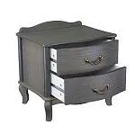 Тумбочка прикроватная Джульетта 2 ящ. (серый ясень) | изображение 2