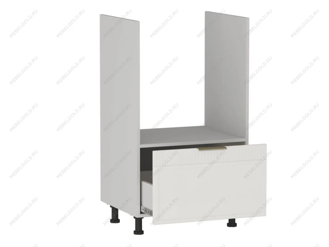 Стол под духовой шкаф 960 СД-60, Берта (600*571*1060) Экокожа Белый, 25302 | изображение 1